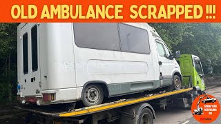 MORE OLD VEHICLES OFF THE ROAD  Ex Ambulance Scrapped [upl. by Nelra]