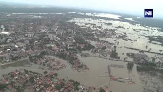 Poplave u regionu Potopljeni kopovi u Kolubari Obrenovac i Krupanj ekskluzivni snimci [upl. by Yurt]