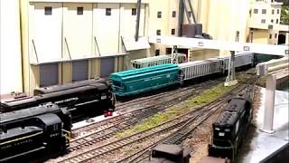 Penn Central Power Lash Ups on My DC Layout [upl. by Adlar]