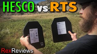 RTS Tactical Ceramic Level IV Plate vs Hesco 20 rounds of 556mm BALLISTIC TEST  Rex Review [upl. by Doak]