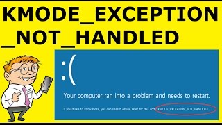 KMODEEXCEPTIONNOTHANDLED Error In Windows 10 [upl. by Tremml]