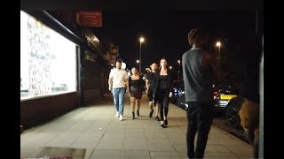 Northampton  Wellingborough Road  evening walk September 2024 [upl. by Anchie]