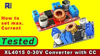 Review of XL4015 5A 125 30V DC CC Buck converter with thermal image [upl. by Eula535]