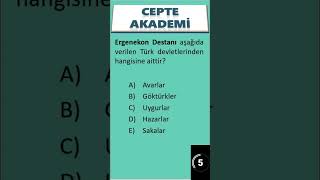 Ergenekon Destanı aşağıda verilen Türk devletlerinden hangisine aittir [upl. by Buckden]