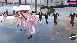 HOW TO PLAY BOSS YAKUZA MOMO GUMI DEFEAT CORRUPT BOSS TAX OFFICER  SAKURA SCHOOL SIMULATOR [upl. by Koosis306]