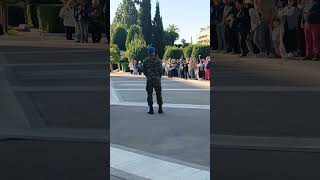 Evzones Greek Presidential Guard  Τomb of Unknown Soldier  Monument in Athens [upl. by Ahsiuqram]