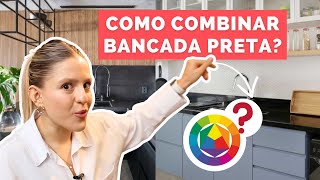 O que COMBINA com BANCADA PRETA na COZINHA [upl. by Antonius142]