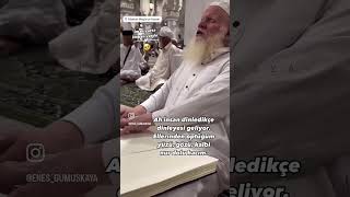 Kabe’de gözleri görmeyen kabartmalı Kuran okuyan hacım 🥹 umre mekke medine [upl. by Anitsirt]