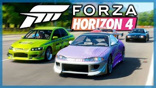 Forza Horizon 4 2 Fast 2 Furious Audition Race Evo Eclipse vs Yenko Hemi [upl. by Arhna]