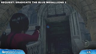 Resident Evil 4 Remake  Separate Ways  Eradicate The Blue Medallions 2 All Locations RE4 [upl. by Elam]