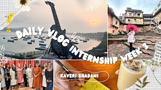 Internship Vlog Part 3 📚🎥 Kaveri Shadani [upl. by Ikairik]