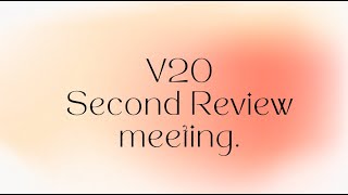 V20  Second Meeting [upl. by Jair]