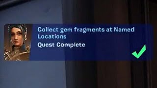 Collect Gem Fragments at Named Locations 10  Fortnite Shanta Quests [upl. by Ynotna]