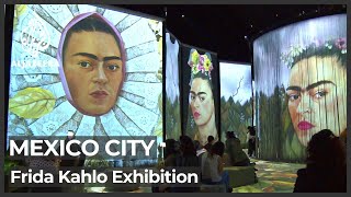 Mexico City New immersive exhibit honours Frida Kahlos legacy [upl. by Sualkin]