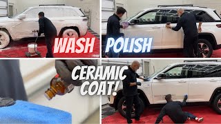 How to ceramic coat a brand new car Step by step DIY guide [upl. by Russia]