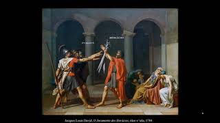 Pintura Neoclássica Parte I Jacques Louis David [upl. by Utham]