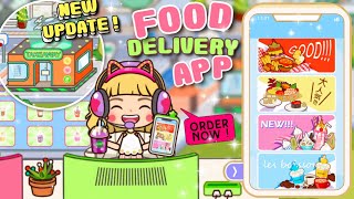 Miga World NEW UPDATE NEW FOOD DELIVERY APP 🍟🤩  NEW LOCATION NOW ON ANDROID Miga town tocaboca [upl. by Eenahc]