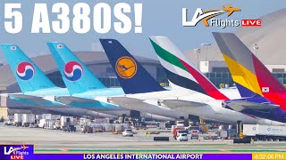 LIVE AIRPORT Los Angeles LAX  LIVE Plane Spotting [upl. by Albin900]