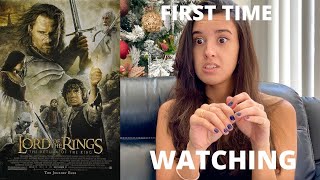 THE LORD OF THE RINGS THE RETURN OF THE KING MOVIE REACTION PART 1 [upl. by Anaidiriv]