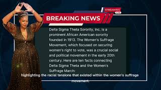 Delta Sigma Theta was amp ARE Frontline Voting Advocates Since the WomensSufferageMarch [upl. by Angelica780]