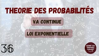 VA continue  Loi exponentielle [upl. by Duj685]