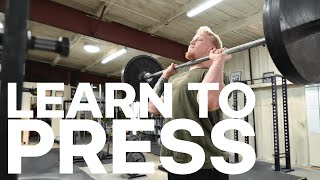 Learning to Press  The Starting Strength Method [upl. by Phil]