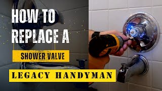 How to replace shower valve [upl. by Leahcir]