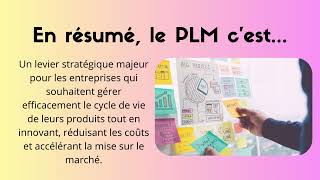 La gestion du cycle de vie des produits ou Product Lifecycle Management PLM  Term STMG  MSDGN [upl. by Edasalof964]