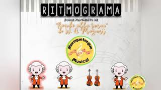 🎶RITMOGRAMA sobre RONDO ALLA TURCA de Mozart ✨ritmograma musicograma mozart [upl. by Airdnahs]