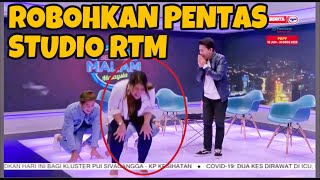 BILA CIKIDOT JADI TETAMU HABIS ROBOHKAN PENTAS STUDIO RTM SECARA LIVE DALAM TV [upl. by Nikkie]