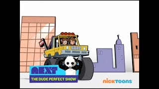 Nicktoons Up Next Screen Bug The Dude Perfect Show 2020 [upl. by Eentruok]