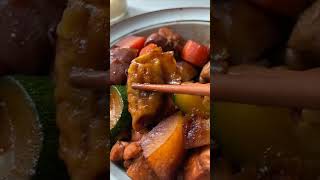 Andong Jjimdak 🍛  How to cook this  Amazing short cooking video  Recipe and food hacks short [upl. by Kermit259]