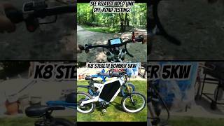 K8 STEALTH BOMBER ENDURO EBIKE COMING BACK SOON CHICAGO URBAN JUNGLE RIDE ALONG UP TRAILS 4K POV [upl. by Lajes667]