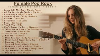 Female Pop Rock  Greatest Hits of 90s and 2000s  Music ndBox [upl. by Larine424]