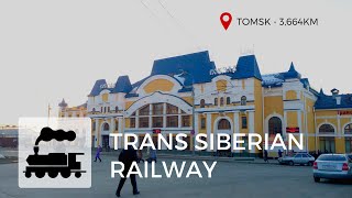 Trans Siberian Railway  Tomsk 3644km Ep4 [upl. by Yelhs66]