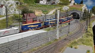 Modelleisenbahn H0 Anlagenvorstellung Fahrvideo [upl. by Placia918]