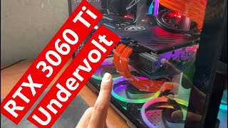 Undervolt your RTX 3060 Ti for more FPS  Tutorial [upl. by Novyaj39]