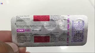 CNN 100 Tablet  CNN Tablets  Minocycline Hydrochloride Tablets  CNN 100mg Tablet Uses Side effect [upl. by Mossberg]