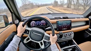 2023 Land Rover Defender 130 First Edition  POV Review [upl. by Refinnej768]