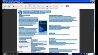 How to Convert PDF to Word with Able2Extract 7 [upl. by Tanhya187]