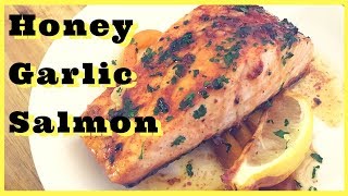 Honey Garlic Salmon  Easy Recipe [upl. by Eislel640]