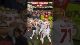 COLDEST ENTRANCE IN THE NFL 49ERS [upl. by Eihcra]