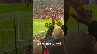 Ruud van Nistelrooy 🤝 Stretford End 🇾🇪 [upl. by Odlawso]