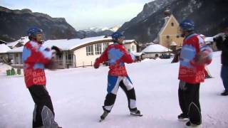 CzechoSlovak Red Bull Crashed Ice Teams Training in Waidring [upl. by Etteoj]