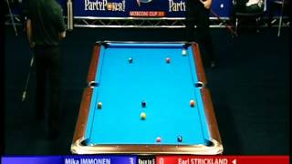 Mosconi Cup Top 5 Moments No3  Mika Immonen 50 Earl Strickland [upl. by Atinram]