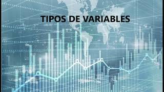 Tipos de variables estadísticas [upl. by Zeret]