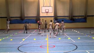 Warmup Games for Youth Basketball Tag Ball [upl. by Selec394]