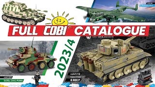 Complete COBI catalogue 20234  Tanks armored cars planes cars [upl. by Nelleus]