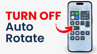 How to Turn Off Auto Rotate on iPhone [upl. by Aloise]