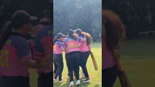 reels womenscricket Winning moments Team Queen Cricanza 2k24 champions rrd viralvideo [upl. by Akemet]